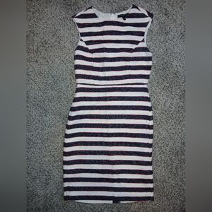 Banana Republic Nautical Striped Tweed Mini Dress Size 0